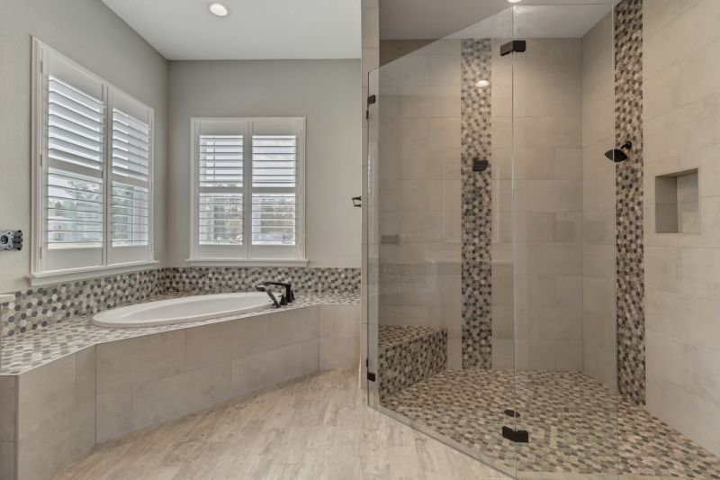 Tile-Accented Shower